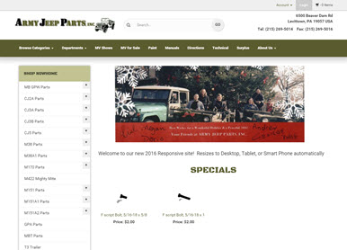 Army Jeep Parts, Inc.